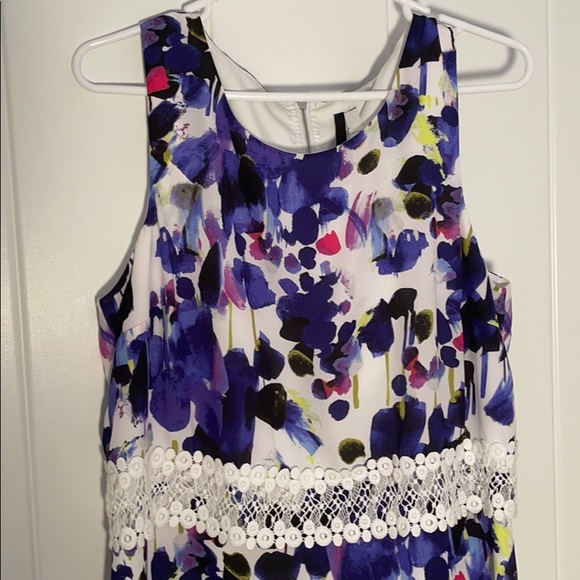 Kensie SPRING TIME Sleeveless Dress with Ruffles - Picture 2 of 4